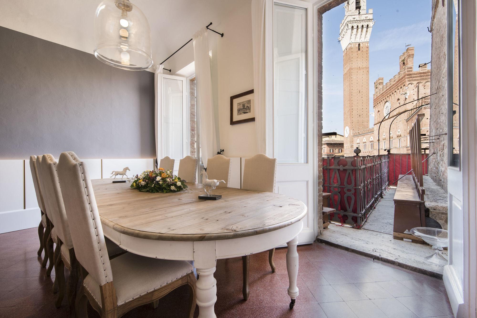 La Terrazza Sul Campo-Rooms Only Siena Buitenkant foto